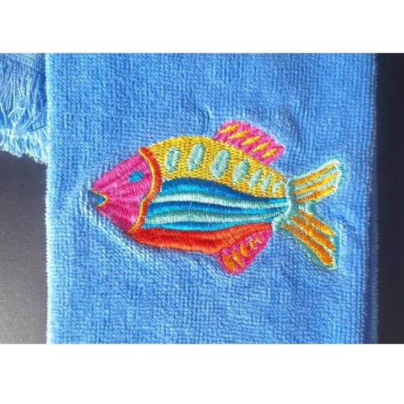 🐟 Pair of Fishy Guest Towels, NWOT 🐟 - Picture 6 of 10